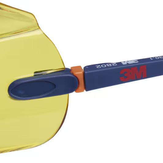 3M™ Überbrille Serie 2800, kratzfest, bernsteinfarbene Scheibe, 20/Karton