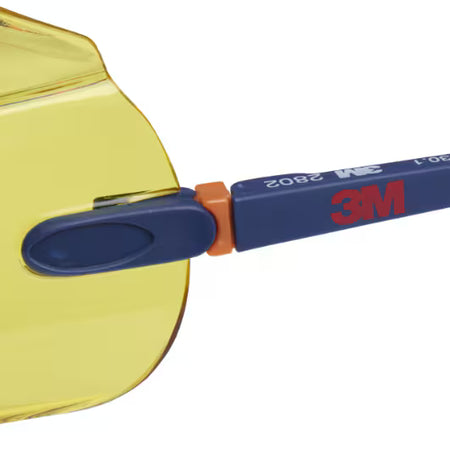 3M™ Überbrille Serie 2800, kratzfest, bernsteinfarbene Scheibe, 20/Karton