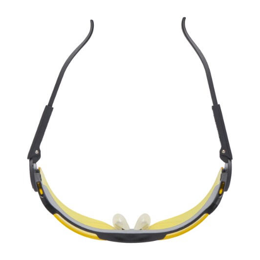3M™ Maxim™ Ballistische Schutzbrille, schwarz/grauer Rahmen, DX, orangefarbene Scheibe, 13299