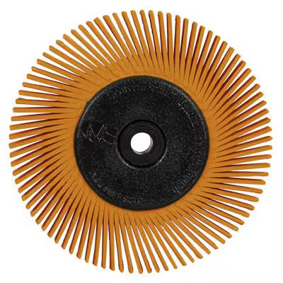 Scotch-Brite™ Radialborste, PN-RB, 80+, 152,4 mm x 12,7 mm x 25,4 mm (6 Zoll x 1/2 Zoll x 1 Zoll), Typ A, mit Adapter