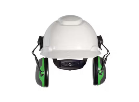 3M™ PELTOR™ Kapselgehörschutz, grün, Helmbefestigung, X1P3