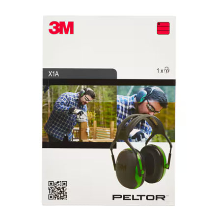 3M™ PELTOR™ Kapselgehörschutz, grün, Kopfbügel, X1A
