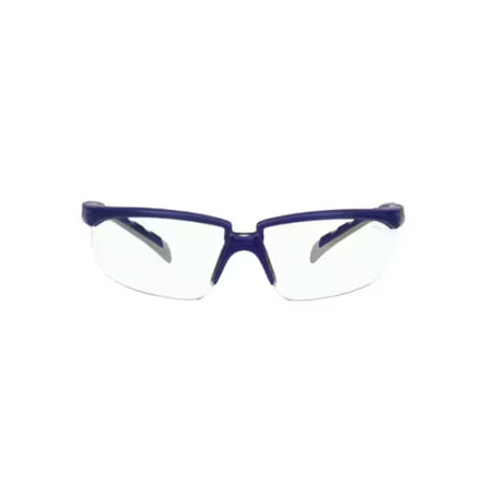 3M™ Solus™ Serie 2000, S2001AF-BLU, blau-graue Bügel, klare Anti-Beschlag-/Kratzschutzgläser, 20/Karton