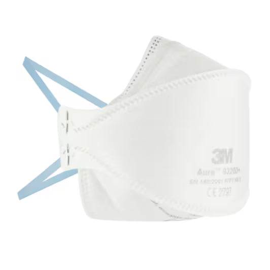 3M™ 9320D+ Aura™ Einweg-Atemschutzmasken, FFP2, ohne Ventil, 3 Stück/Packung