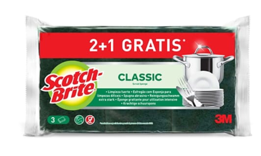Scotch-Brite® Classic-Topfreiniger, 2+1 Packung