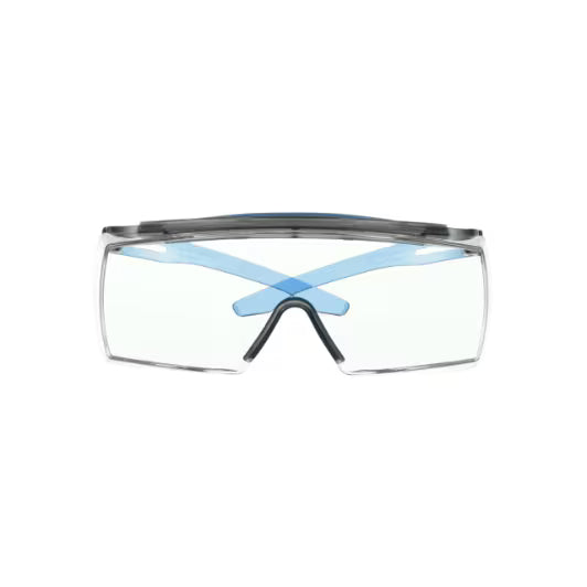3M™ SecureFit™ 3700 Überbrille, blau Bügel, Augenbrauenschutz, Scotchgard™ Anti-Beschlag (K&N), klare Scheibe, SF3701XSGAF-BLU-EU, 20/Karton