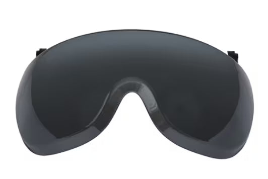 3M™ SecureFit™ Kurzes Visier für X5-Serie Schutzhelm, X5000 und X5500, grau, Antibeschlag, kratzfest, Polycarbonat, X5-SV02-CE