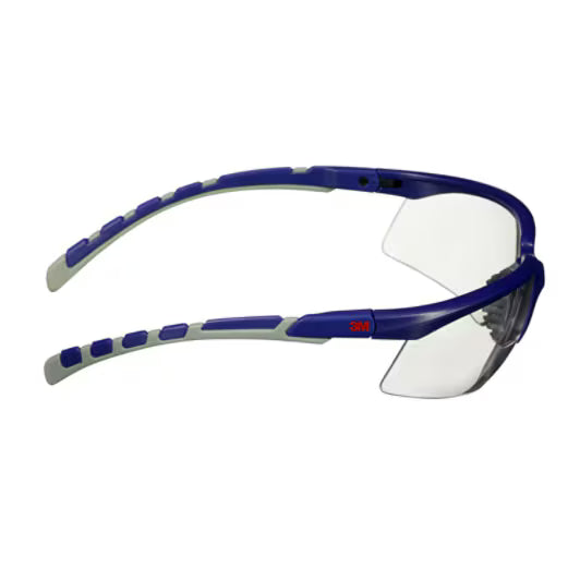3M™ Solus™ 2000 Schutzbrille, Bügel blau/grau, beschlagfrei/kratzfest, Lesebrille +2,5, klare Scheiben, S2025AF-BLU, 20/Karton