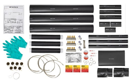 3M™ 93-FS 236-3/M2 QS2000E Übergangsmuffe, Papier-/Kunststoffkabel, 12/20 kV, 3x 50 - 240 / 3x 1x 50 - 240 mm², Schraubverbinder
