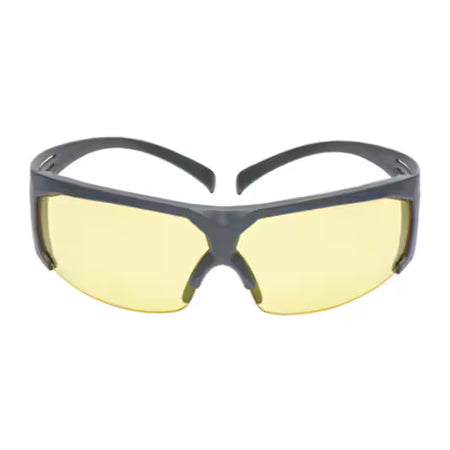 3M™ SecureFit™ 600 Schutzbrille, grauer Rahmen, Scotchgard™ Antibeschlag- und kratzfeste Beschichtung (K&N), bernsteinfarbene Gläser, SF603SGAF-EU, 20 Stück/Karton