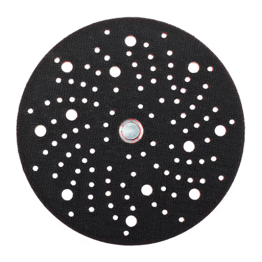 3M™ Hookit™ Schleifscheiben-Stützteller, flach, rot, 150 mm, 5/16-24 Zoll, Multihole, 28729