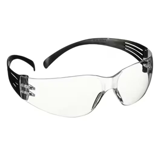 3M™ SecureFit™ 100 Schutzbrille, schwarzer Rahmen, kratzfest/antibeschlag, klare Gläser, SF101AF-BLK-EU, 5/Packung, 20 Packungen/Karton