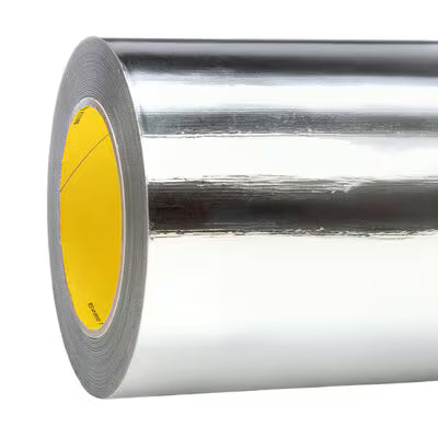 3M™ Hochtemperatur-Aluminiumfolienband 433L, Silber, 584 mm x 55 m, 0.09 mm