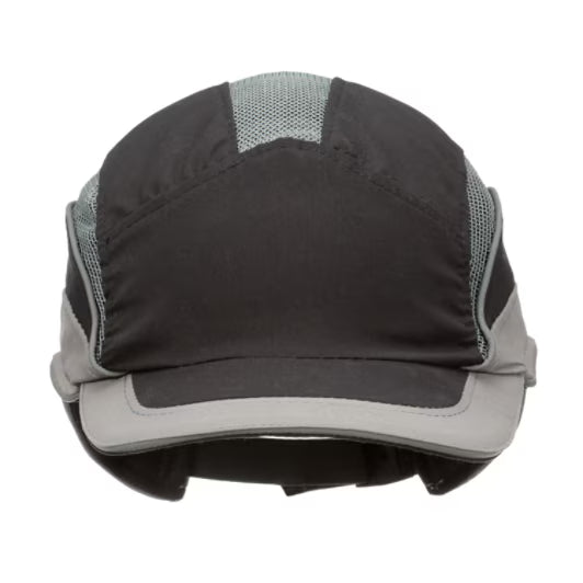 3M™ First Base™ 3 Anstoßkappe 2031219, Elite, schwarz/grau, kurzer Schirm, 55 mm, individuell anpassbar