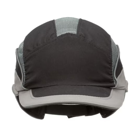3M™ First Base™ 3 Anstoßkappe 2031219, Elite, schwarz/grau, kurzer Schirm, 55 mm, individuell anpassbar