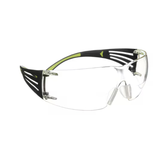 3M™ SecureFit™ 400 Sicherheitslesebrille, Gestell Schwarz/Grün, kratzfest/antibeschlag, klare +2.0 Gläser, SF420AS/AF-EU, 20 Stück/Karton