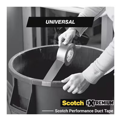 Scotch® Universal-Gewebeband Silber 2904, 25 m x 48 mm, 2 Stück/Packung