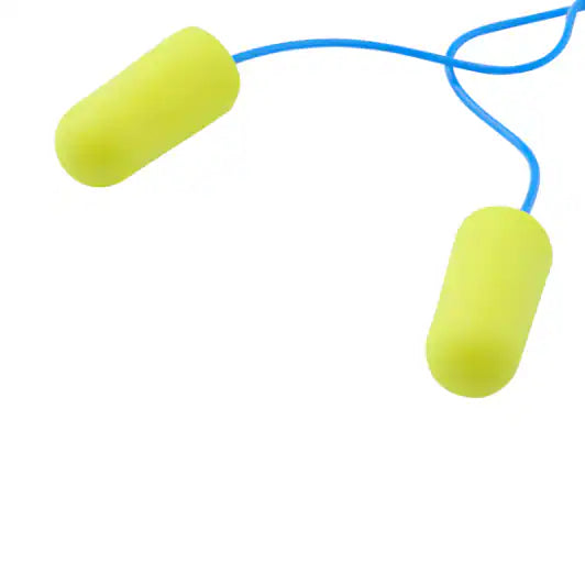 3M™ E-A-Rsoft™ Yellow Neons™ Gehörschutzstöpsel, mit Kordel, 200 Paar/Box, ES-01-005