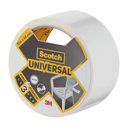 Scotch® Universal-Gewebeband weiß 2904, 10 m x 48 mm 6 Rollen/Karton