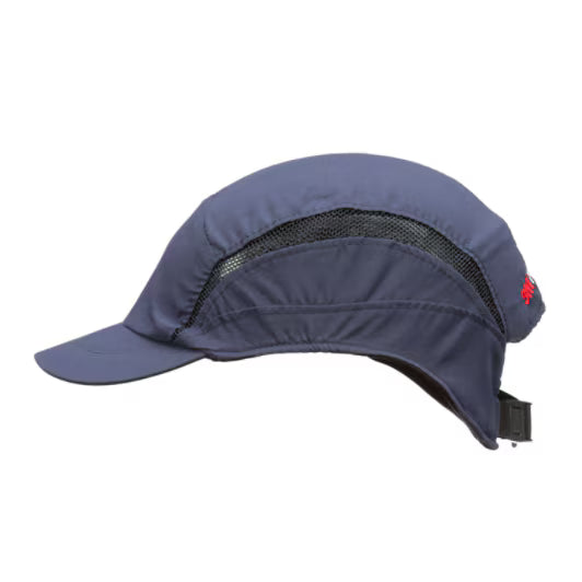 3M™ First Base™ 3 Anstoßkappe 2030031, Classic, Marineblau, kurzer Schirm, 55 mm, angepasst