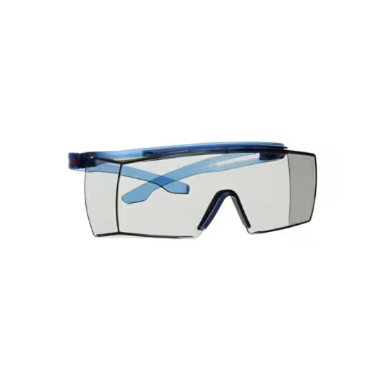 3M™ SecureFit™ 3700 Überbrille, blaue Bügel, Scotchgard™ Antibeschlag (K&N), hellgraue Innen-/Außenlinse, SF3707SGAF-BLU-EU, 20/Karton