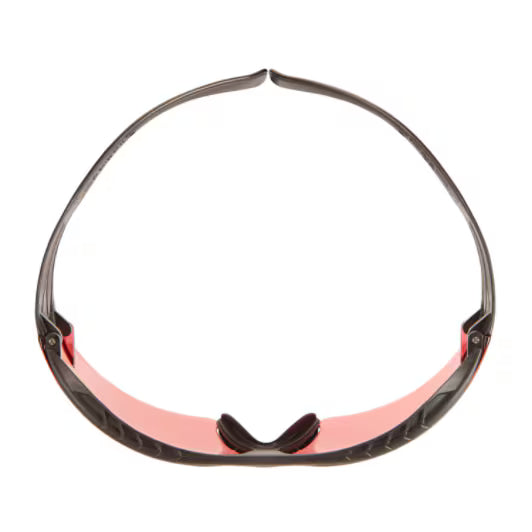 3M™ SecureFit™ 400X Schutzbrille, schwarz/schwarzer Rahmen, Scotchgard™ Anti-Beschlag- und Kratzschutzbeschichtung (K&N), Vermillion-Gläser, SF422XSGAF-BLK-EU, 20/Karton