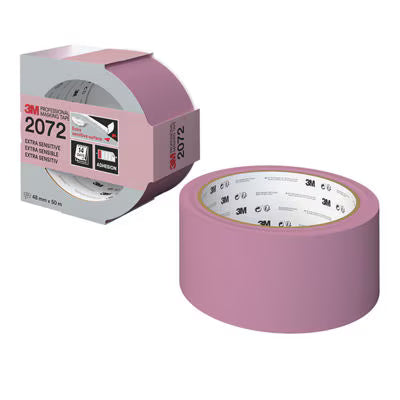 3M™ Professionelles Abdeckband 2072, Extra empfindlich, 48 mm x 50 m, 1 Rolle/Packung, 100% PEFC, SGSCH-PEFC-COC-110078