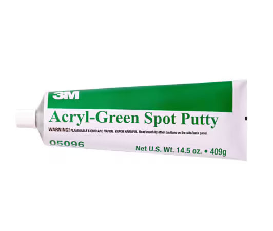 3M™ Acrylspachtel, Grün, Tube, 410 g, 05096