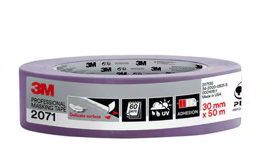 3M™ Professional Abdeckband 2071, 30 mm x 50 m, 1 Rolle/Packung, 100 % PEFC SGSCH-PEFC-COC-110078