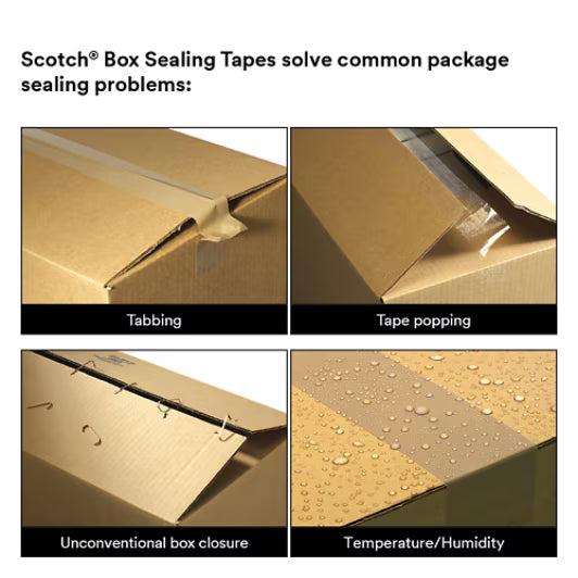 Scotch® Hochleistungs-Packband 375+, transparent, 72 mm x 914 m
