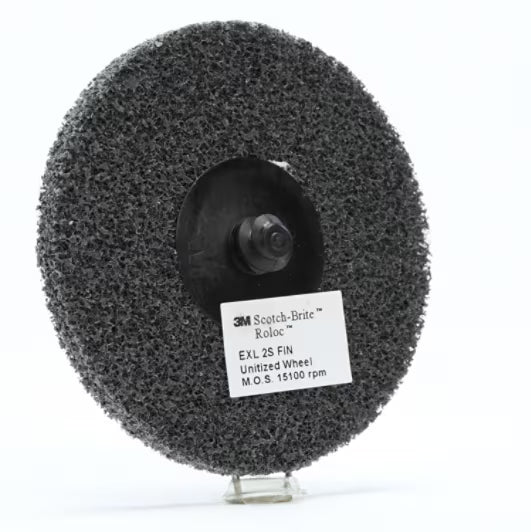 Scotch-Brite™ Roloc™ EXL Unitized-Rad XL-DR, 76 mm x 6 mm, 2S FIN