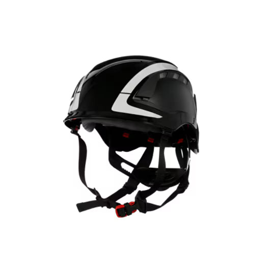 3M™ SecureFit™ X5000 Schutzhelm, belüftet, reflektierend, CE, schwarz, X5012V-CE