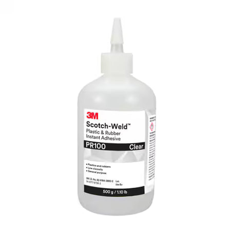 3M™ Scotch-Weld™ Sekundenklebstoff Kunststoff und Gummi PR100, Transparent, 500 g