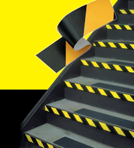 3M™ Warnmarkierungsband 766i, Schwarz/Gelb, 50 mm x 33 m