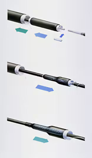 3M™ 92-PG 620-1 Extra Set für Kabelquerschnitt-Erweiterung, 6/10 kV, 1x 70 - 150 mm²
