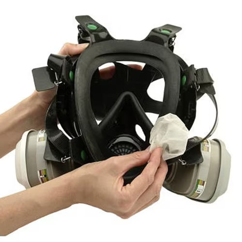 3M™ Reinigungstücher Gesichtsabdichtung wiederverwendbare Maske, 105, 2 Tücher/Packung