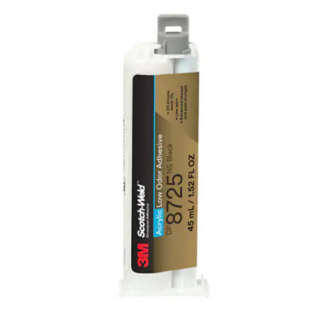 3M™ Scotch-Weld™ Geruchsarmer Acrylat-Strukturklebstoff DP8725NS, Schwarz, 45 ml Duo-Pak