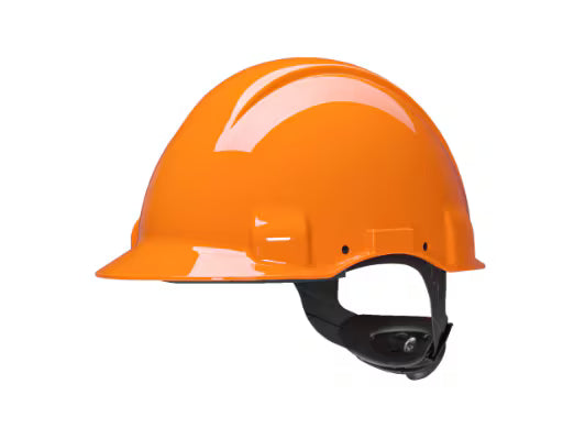 3M™ Sicherheitshelm, Uvicator, Pinlock, ohne Belüftung, 440 V dielektrisch, Kunststoff-Schweißband, orange, G3001CUV-OR