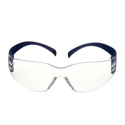 3M™ SecureFit™ 100 Schutzbrille, blaue Fassung, kratzfeste, klare Gläser, SF101AS-BLU-EU, 20/Karton