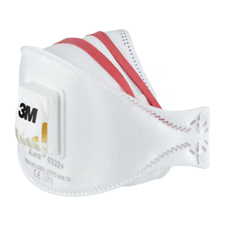 3M™ Aura™ Comfort Cool Flow™ Staubmaske 9332+, FFP3, mit Ventil, 2er-Packung