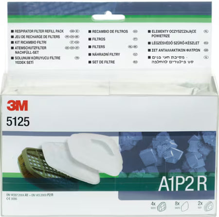 3M™ Partikelfiltersatz, A1P2R, 5125