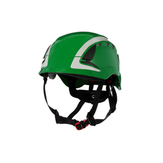 3M™ SecureFit™ X5000 Schutzhelm, belüftet, reflektierend, CE, grün, X5004V-CE