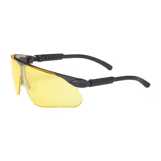 3M™ Maxim™ Schutzbrille, schwarz/grauer Rahmen, DX, orangefarbene Scheiben, 13228