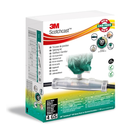 3M™ Scotchcast™ 92-NBA GS Verbindungsgarnitur, Größe 4, 0.6/1 kV, 4x 25 - 50 / 5x 16 - 35 mm², 2/Karton