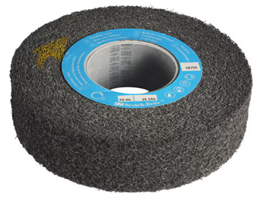 Scotch-Brite™ Finishing Wheel FS-WL, blau, 150 mm x 25,4 mm x 25,4 mm, 2S MED
