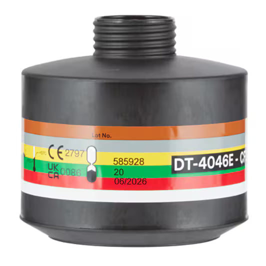 3M™ Gas-/Dampf- und Partikelfilter mit DIN-Gewinde CF32 A2B2E2K2HgP3 R D, DT-4046E