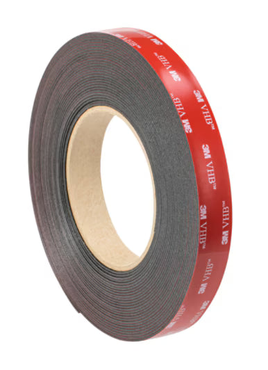 3M™ VHB™ Klebeband 5962F, Schwarz, 19 mm x 33 m, 1.6 mm