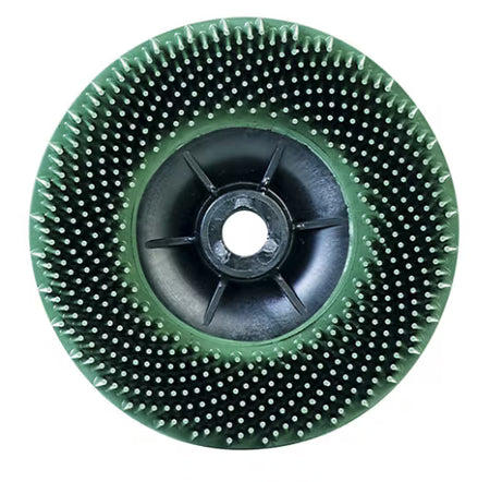 3M™ Scotch-Brite™ Bristle-Scheibe BD-ZB, grün, Ø 115 mm, P50, M14, Kleinpackung, PN65184