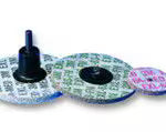 Scotch -brite ™ Roloc ™+ Schnitt- und Polnisch -Unitized Wiel CP -UR - 75 mm x 6 mm x 10 mm - 5a Fin | 1 Beutel 10 Stück