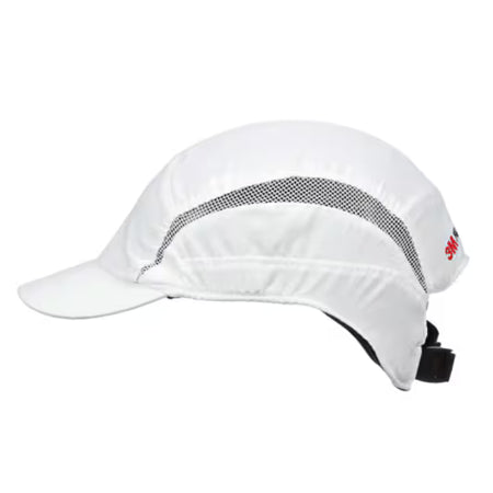 3M™ First Base™ 3 Anstoßkappe 2030604, Classic, Weiß, kurzer Schirm, 55 mm, angepasst